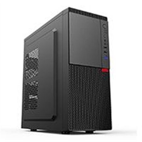 GABINETE MEDIA TORRE QUARONI ATX, MICRO ATX, MINI ITX/2USB 2.0 1USB 3.0/USB 3.0/FUENTE 500 W/NEGRO