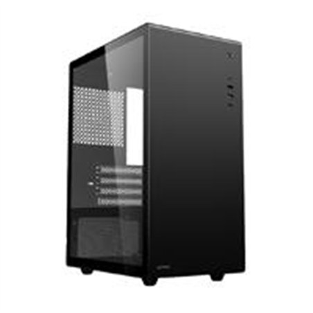 GABINETE ACTECK NEUSS PRO GI717 / MINI TORRE / MICRO ATX - ITX / PANEL LATERAL CRISTAL TEMPLADO - METAL / NEGRO / AC-935937