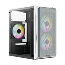 GABINETE ACTECK DOOM GI630 / MINI TORRE / MICRO ATX - MINI ITX / FUENTE DE PODER 500W / PANEL ACRILICO / 3 VENTILADORES FRGB INC