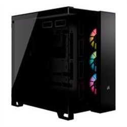 GABINETE CORSAIR 6500X AIRFLOW /SEMI- TORRE/ MICRO-ATX / MITX /NEGRO RGB/ GAMER (CC-9011269-WW)