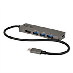 DOCKING STATION USB-C - ADAPTADOR MULTIPUERTOS USB TIPO C A HDMI 2.0B 4K DE 60HZ HDR10 - PD DE 100W DE PASO - HUB USB 3.0 DE 4 P