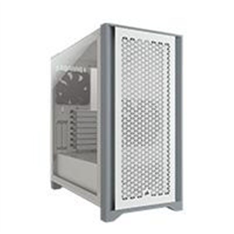 GABINETE CORSAIR AIRFLOW 4000D/ BLANCO /SEMI-TORRE /ATX /CRISTAL TEMPLADO (CC-9011201-WW)