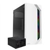 GABINETE ACTECK VIKEN GM434 / MEDIA TORRE / MICRO ATX, MINI ITX / FUENTE 500W / ILUMINACION RGB / PANEL CRISTAL TEMPLADO, METAL 