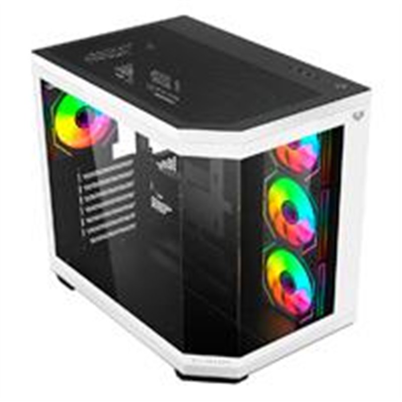 GABINETE GAMER BALAM RUSH TANK MASTER 9600TB / MEDIA TORRE / ATX - MICRO ATX - ITX / PANELES REMOVIBLES CRISTAL TEMPLADO / 4X VE