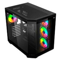 GABINETE GAMER BALAM RUSH TANK MASTER 9600TB / MEDIA TORRE / ATX - MICRO ATX - ITX / PANELES REMOVIBLES CRISTAL TEMPLADO / 4X VE