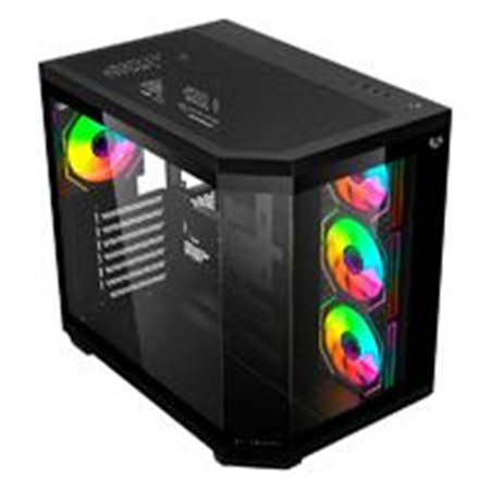 GABINETE GAMER BALAM RUSH TANK MASTER 9600TB / MEDIA TORRE / ATX - MICRO ATX - ITX / PANELES REMOVIBLES CRISTAL TEMPLADO / 4X VE