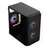 GABINETE ACTECK DOOM PRO MESH GI730M / MINI TORRE / MINI ITX, MICRO ATX / FUENTE DE PODER 600 W / PANEL CRISTAL TEMPLADO / VENTI