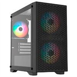 GABINETE GAMER BALAM RUSH CARBONO AIRCOOL 4000A / MINI TORRE / MINI ITX, MICRO ATX / PANELES REMOVIBLES CRISTAL TEMPLADO , MALLA