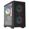GABINETE GAMER BALAM RUSH CARBONO AIRCOOL 4000A / MINI TORRE / MINI ITX, MICRO ATX / PANELES REMOVIBLES CRISTAL TEMPLADO , MALLA