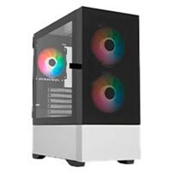 GABINETE GAMER BALAM RUSH NITROX AIRCOOL 5500 ABW / MEDIA TORRE / ATX, M-ATX, MINI ITX / VENTILADOR ARGB / PANEL REMOVIBLE CRIST