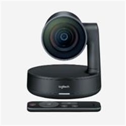 CAMARA RALLY PTZ LOGITECH PREMIUM 4K 30FPS CONTROL AUTOMATICO ZOOM FHD 15X CAMPO VISUAL 90°. VIDEOCONFERENCIA.