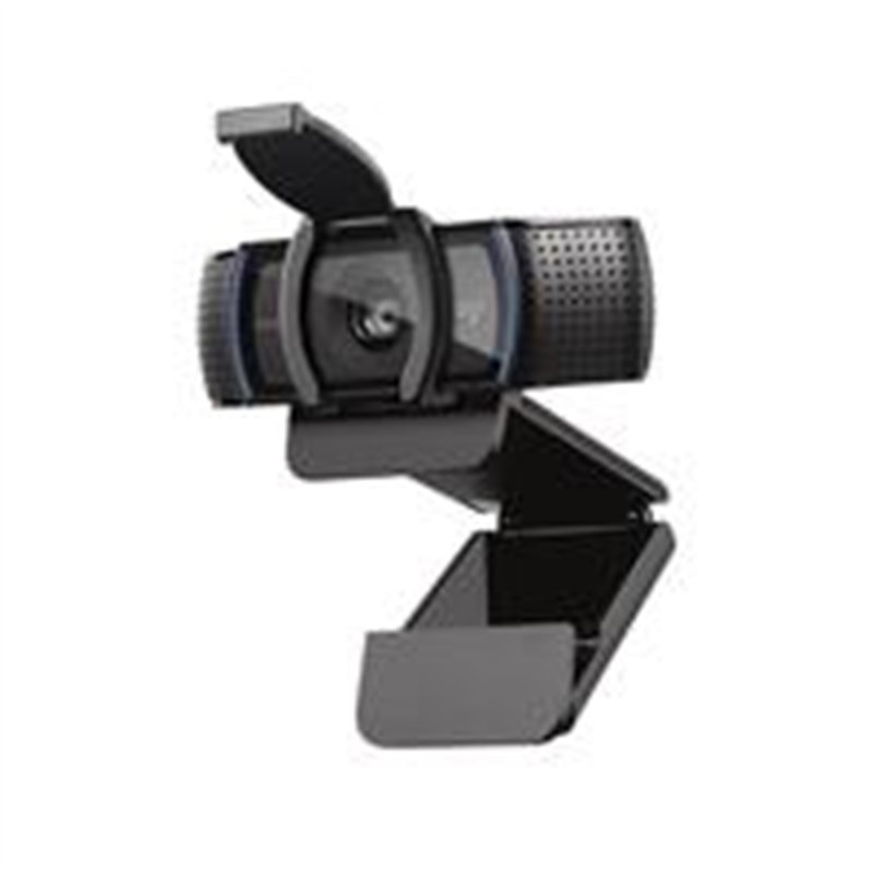WEBCAM LOGITECH C920S FULL HD 1080P A 30 FPS ZOOM 1.2X 3MP ENFOQUE AUTOMATICO TAPA PARA LA LENTE NEGRO