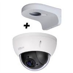 CAMARA DAHUA MINI PTZ DE 2 MP HDCVI / 4X ZOOM OPTICO CON BRAZO DE PARED PFB203W INCLUIDO