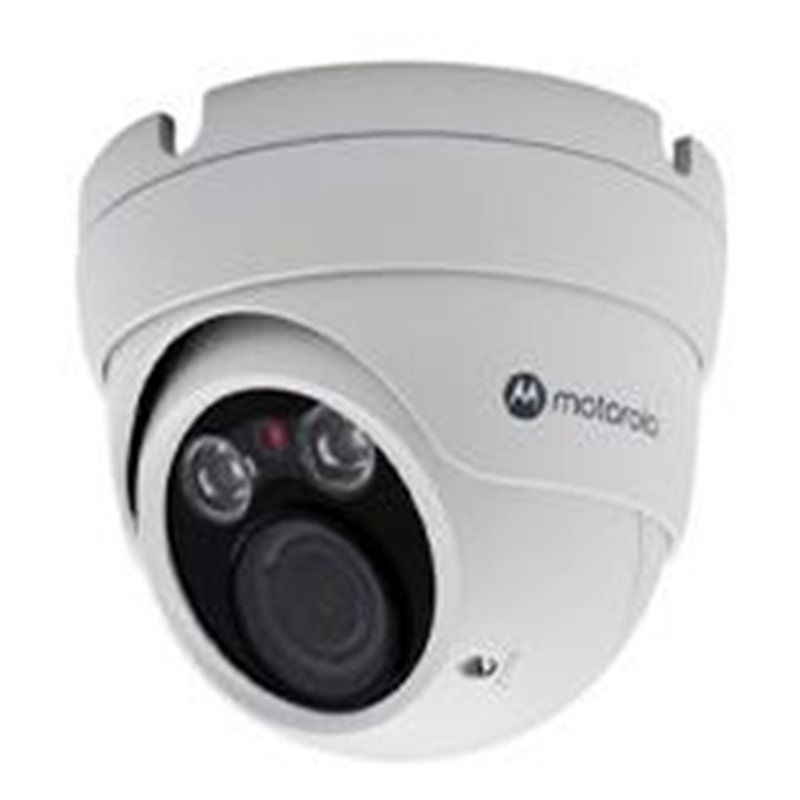 CAMARA ANALOGICA MOTOROLA MTADM042611 / DOMO METAL / VARIFOCAL / 2 MP FULL HD DE 1080P / ICR, DIA-NOCHE / IP66 / D-WDR / AHD / T