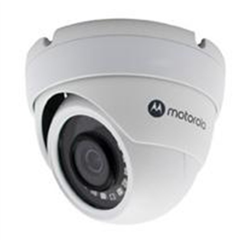 CAMARA ANALOGICA MOTOROLA MTD202M / DOMO METAL / LENTE FIJO / 2 MP FULL HD DE 1080P / ICR, DIA- NOCHE / IP66 / D-WDR / AHD / TVI