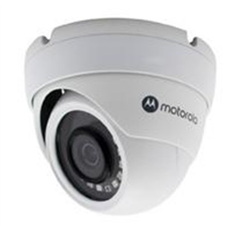CAMARA ANALOGICA MOTOROLA MTD202M / DOMO METAL / LENTE FIJO / 2 MP FULL HD DE 1080P / ICR, DIA- NOCHE / IP66 / D-WDR / AHD / TVI