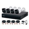 KIT 4 CANALES DAHUA 2 MEGAPIXELES AUDIO/ DVR COOPER-I WIZSENSE/ CON IA/ H.265+/ 4 CAMARAS METALICAS MICROFONO INTEG/ 4 CH+ 1 IP 