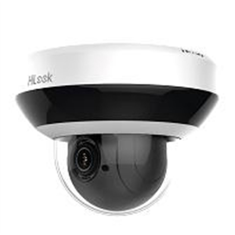CAMARA MINI DOMO PTZ IP 4MEGAPIXELES HILOOK BY HIKVISION PTZ-N2404I-DE3(F) 4X ZOOM / H.265+ / 20 MTS IR EXIR / WDR / POE / IK10 