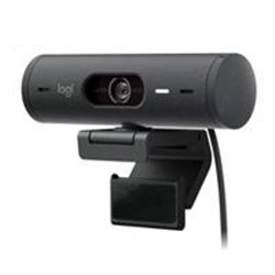 WEBCAM LOGITECH BRIO 500 GRAFITO FHD 1080 A 30 FPS AUTO ENFOQUE, MICRÓFONO IA USB-C WIN/MAC OS