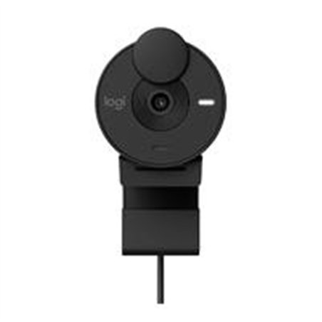 WEBCAM LOGITECH BRIO 300 COLOR GRAFITO FHD 1080 A 30 FPS AUTO ENFOQUE, MICROFONO USB-C 3.1 WIN/MAC OS