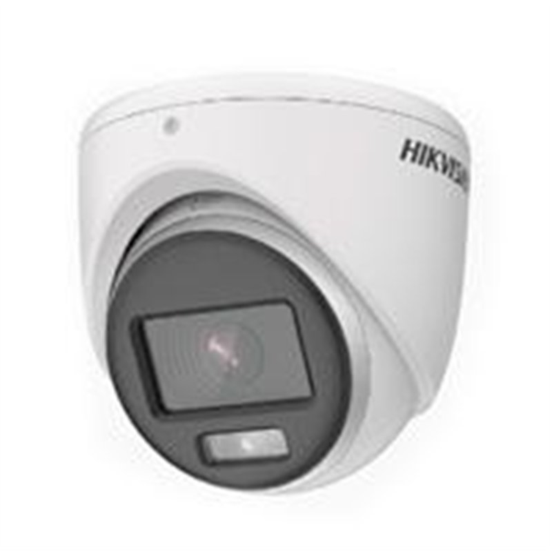 CAMARA TURRET TURBOHD 2 MEGAPIXELES HIKVISION DS-2CE70DF0T-MF  IMAGEN A COLOR 24/7 / LENTE 2.8 MM / METAL / LUZ BLANCA 20 MTS / 
