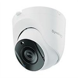 CAMARA IP SYNOLOGY TC500 TURRET 5 MP IR 30 M LENTE 2.8MM DIA Y NOCHE, IP67 IK10 POE H.265, RANURA MICROSD, INCLUYE LICENCIA VITA