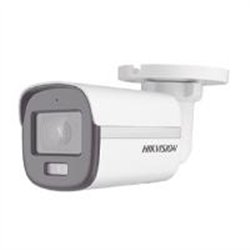 CAMARA BALA TURBOHD 2 MEGAPIXELES HIKVISION DS-2CE10DF0T-FS IMAGEN A COLOR 24/7 / LENTE 2.8 MM / LUZ BLANCA 20 MTS / EXTERIOR IP