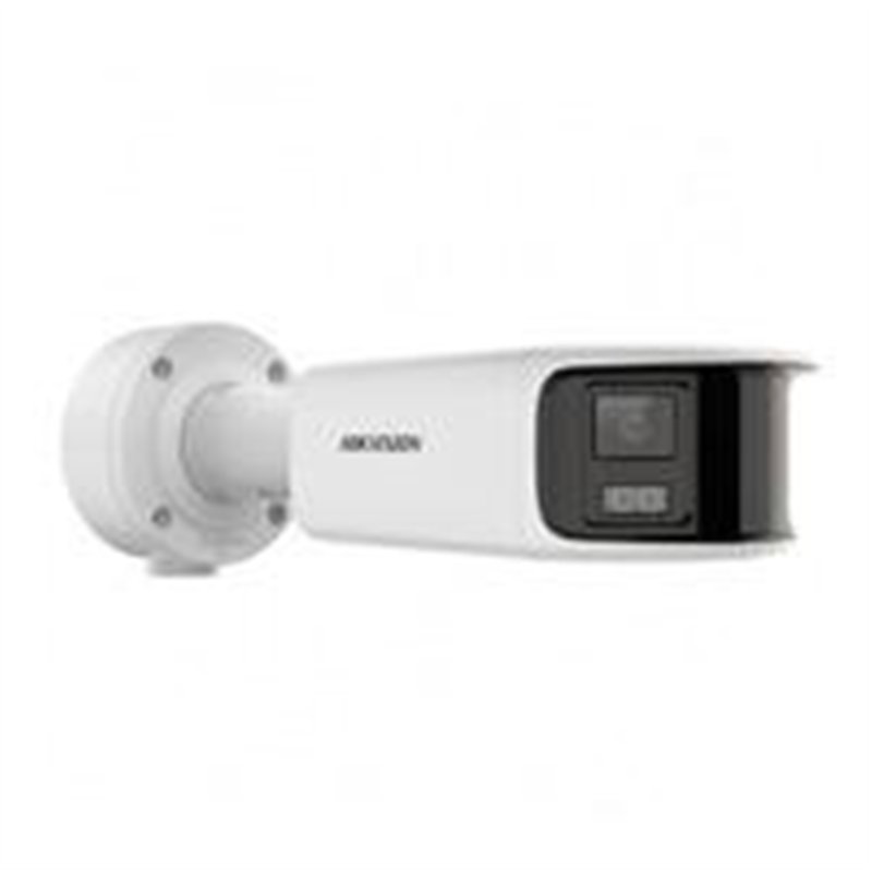 CAMARA BALA IP PANORAMICA HIKVISION DS-2CD3T87G2P-LSU/SL(C) 8 MEGAPIXEL / 180° / LENTE 4 MM / IMAGEN A COLOR 24/7 / POE / WDR 13
