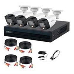 KIT DE CAMARAS/ DAHUA/ FULLCOLORKIT-A DVR 4 CANALES FULL COLOR DE 2 MP CON AUDIO/ DVR COOPER-I WIZ/ CON IA/ 4 CAMFULL COLOR DE 2