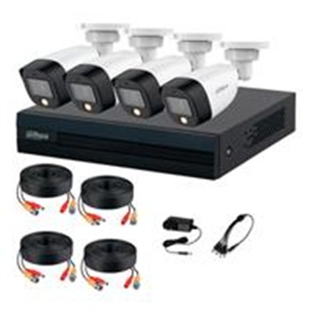 KIT DE CAMARAS/ DAHUA/ FULLCOLORKIT-A DVR 4 CANALES FULL COLOR DE 2 MP CON AUDIO/ DVR COOPER-I WIZ/ CON IA/ 4 CAMFULL COLOR DE 2