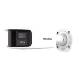 BALA IP PANORAMICA 8 MEGAPIXELES HIKVISION DS-2CD2T87G2-PLSU/SL(C)  2 LENTES 2.8 MM (180°) / IMAGEN A COLOR 24/7 (COLORVU) / POE