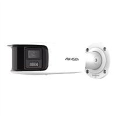 BALA IP PANORAMICA 8 MEGAPIXELES HIKVISION DS-2CD2T87G2-PLSU/SL(C)  2 LENTES 2.8 MM (180°) / IMAGEN A COLOR 24/7 (COLORVU) / POE