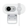 WEBCAM LOGITECH BRIO 100 BLANCO FHD 1080 A 30 FPS 58° RIGHTLIGHT 2, MICROFONO USB-A WIN/  MAC / CHROME