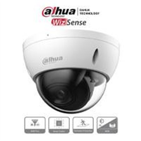 CAMARA IP/DAHUA/IPC-HDBW2441E-S/DOMO ANTIVANDALICA DE 4 MP/ WIZSENSE/ 102 GRADOS DE APERTURA/ IR 30M/ SMD PLUS/ MICROFONO INTEGR