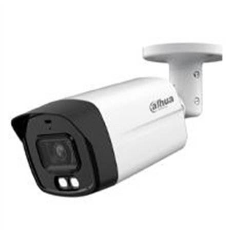 CAMARA ANALOGA HD/DAHUA /HAC-HFW1809TLM-A-LED /BULLET 4K FULL COLOR/ 8 MEGAPIXELES/ LENTE DE 2.8MM/ 106 GRADOS DE APERTURA/ MICR