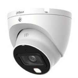CAMARA ANALOGA HD/DAHUA/ HAC-HDW1809TLM-A-LED/DOMO EYEBALL 4K FULL COLOR/8 MP/LENTE DE 2.8MM/106° DE APERTURA/MICROFONO INTEGRAD