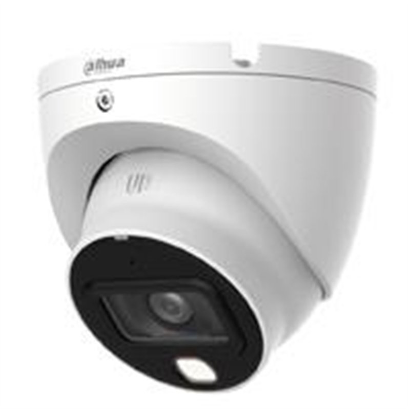 CAMARA ANALOGA HD/DAHUA/ HAC-HDW1809TLM-A-LED/DOMO EYEBALL 4K FULL COLOR/8 MP/LENTE DE 2.8MM/106° DE APERTURA/MICROFONO INTEGRAD
