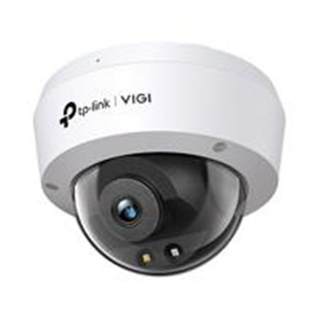 CAMARA IP DOMO TP-LINK VIGI C2402.8MM 4MP FULL COLOR CLASIFICADOR HUMANOS Y VEHICULOS IK10 H.265 POE/12 V CC IP67 ALMACENAMIENTO