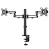 SOPORTE DE ESCRITORIO PARA 2 MONITORES HASTA DE 32 DE MONTAJE VESA - ARTICULADA - 2 BRAZOS GIRATORIOS -EN ALUMINIO ARMDUAL3 - ST