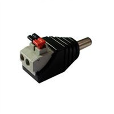 CONECTOR DE ENERGIA/ SAXXON PSUBR16H/ BOLSA DE 10 ADAPTADORES MACHO TIPO JACK POLARIZADO DE 12 VCC/ TERMINALES DE PRESION/ FACIL