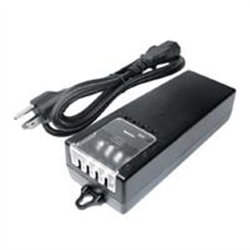 FUENTE DE PODER/ SAXXON/ PSU1250D4D/ FUENTE DE PODER DE PODER DE 4 CANALES 12 VCC 5 AMPERES/ 1.25 AMPER POR CANAL/ COLOR NEGRO/ 