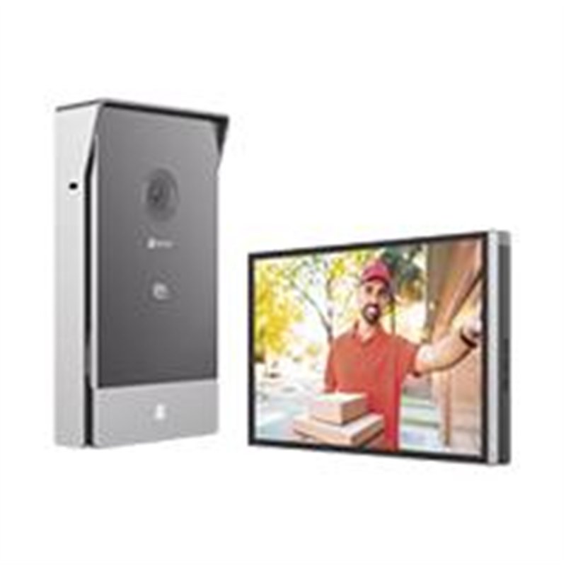 VIDEOPORTERO IP CONEXION A 2 HILOS / CON MONITOR WI-FI PARA INTERIOR / FRENTE DE CALLE IP65 USO EXTERIOR PROTEGIDO / CAMARA 3 MP