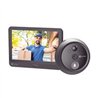 VIDEOPORTERO CON MIRILLA Y PANTALLA WI-FI DE BATERIA RECARGABLE / PARA INSTALARSE EN PUERTA / CAMARA 1080P / AUDIO DE DOS VIAS /
