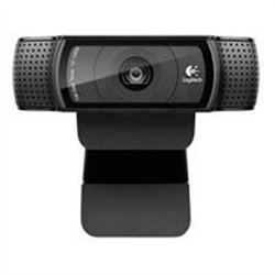WEBCAM LOGITECH C920 PRO FULL HD 1080P A 30 FPS 3MP FOTO 15MP ENFOQUE AUTOMATICO 2 MICOFONOS USB