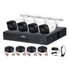 KIT DE 4 CANALES DE 5 MP CON AUDIO/ DVR WIZSENSE CON RECONOCIMIENTO DE ROSTROS/ H.265/ 4 CAMARAS METALICAS/ 4 CH 1 IP O HASTA 5 