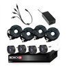 KIT / PROVISION ISR / DVR 4 CANALES DE 2 MEGAPIXELES / 4 CAMARAS 2MP / LENTE 2.8MM 90º GRADOS DE APERTURA / IP66 / INFRARROJO / 