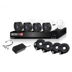 KIT AHD / PROVISION ISR / PAK88LIGHTCC2MP / DVR 8 CANALES 1080P / 8 CAMARAS 2MP / IP66 / IR 15 METROS / FUENTE / DIVISOR / 8 ROL