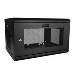GABINETE RACK DE SERVIDORES 6U DE 19 PARA MONTAJE - CON PROFUNDIDAD AJUSTABLE DE 38CM/15 Y CIERRE DE SEGURIDAD - VENTILACION, ES