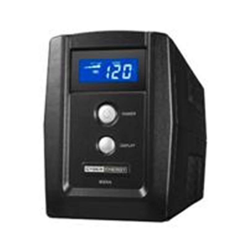 NO BREAK CYBERPOWER OM900ATLCD 900VA / 420W, INTERACTIVO, TORRE, 6 NEMA 5-15R, 3 RESPALDO Y 3 SUPRESION, 2 AÑOS DE GARANTA EN EQ
