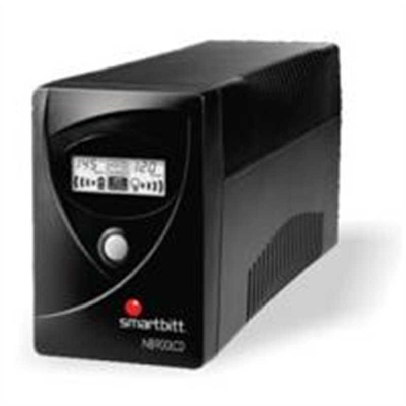 NO-BREAK SMARTBITT 900VA/450W, CLAVIJA NEMA 5-15P, 6 CONTACTOS TIPO NEMA 5-15R CON RESPALDO DE BATERIAS, REGULACION Y SUPRESION 